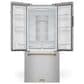 THOR KITCHEN Gordon Ramsay 17.5 Cu. Ft. Counter Depth French Door Refrigerator with Bronze Handle Kit in Stainless Steel, , large
