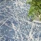 Nourison Exhale 7"10" x 9"10" Navy and Ivory Area Rug, , large
