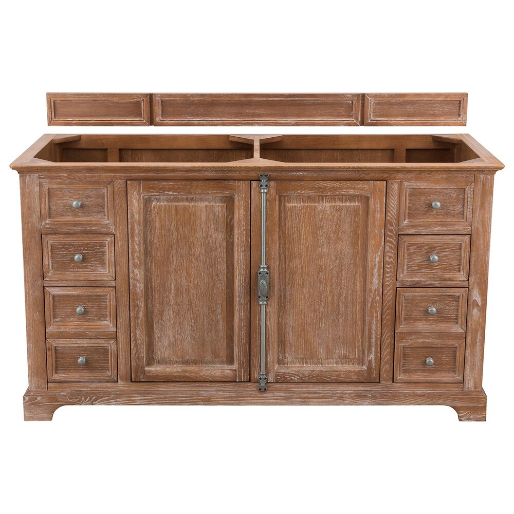 James Martin Providence 60" Double Vanity Cabinet in Driftwood, , large