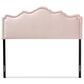 Baxton Studio Nadeen Queen Upholstered Headboard in Light Pink, , large