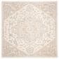 Safavieh Micro-Loop 3" Square Ivory and Beige Area Rug, , large