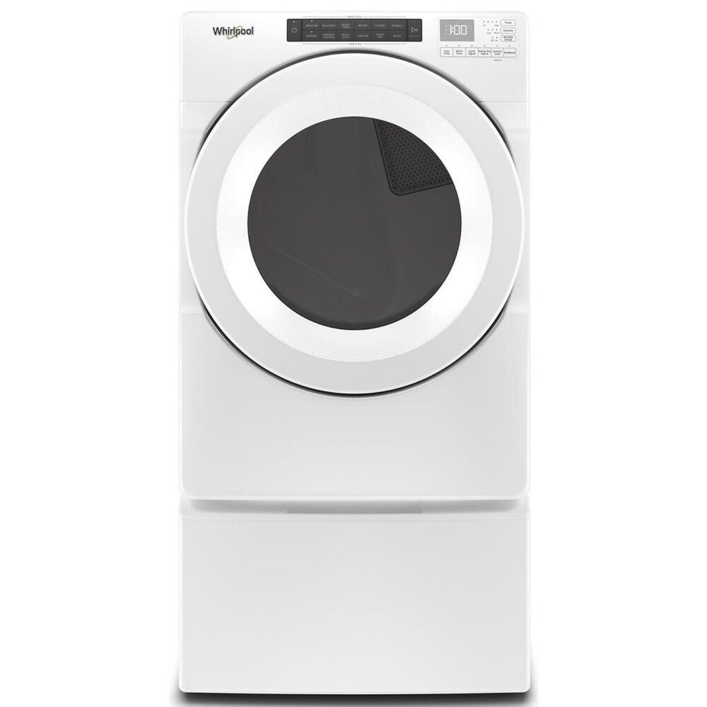 Whirlpool 7.4 Cu. Ft. Front Load Electric Dryer in White, , large
