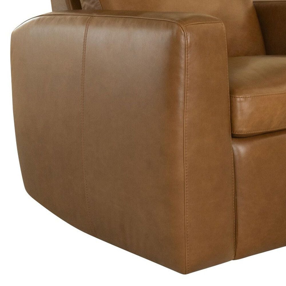 Flexsteel Aria Leather Power Recliner in Sedona, , large