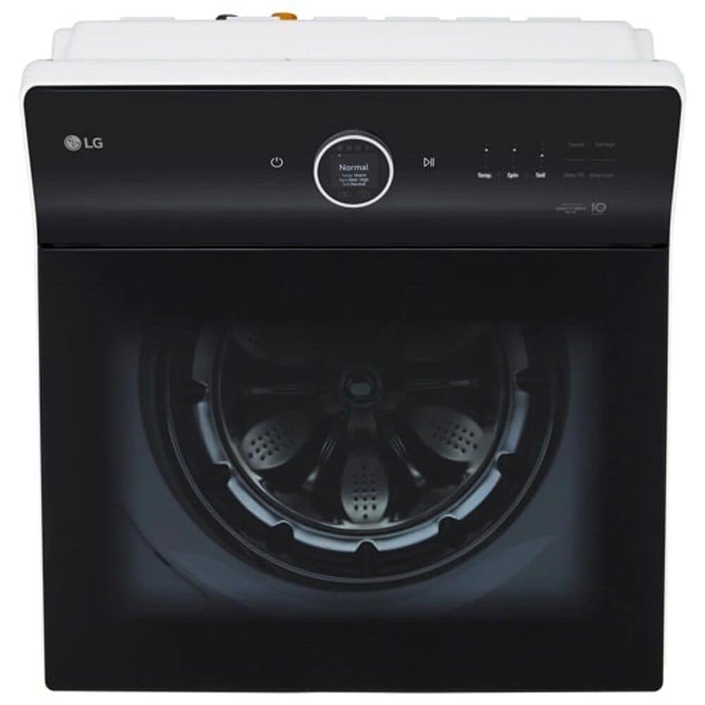 LG 5.5 Cu. Ft. Smart Top Load Washer and 7.3 Cu. Ft. Electric Dryer Laundry Pair in White, , large
