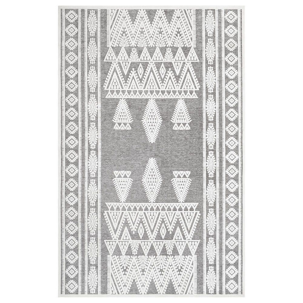 Surya Dantel DTL-2310 2" x 2"9" Silver Gray and Taupe Scatter Rug, , large