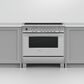 Fisher & Paykel 36" Classic Induction Range with 5 Burners in Stainless Steel, , large