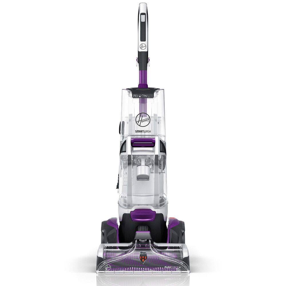 Hoover SmartWash Pet Complete Automatic Carpet Cleaner in White and Purple, , large