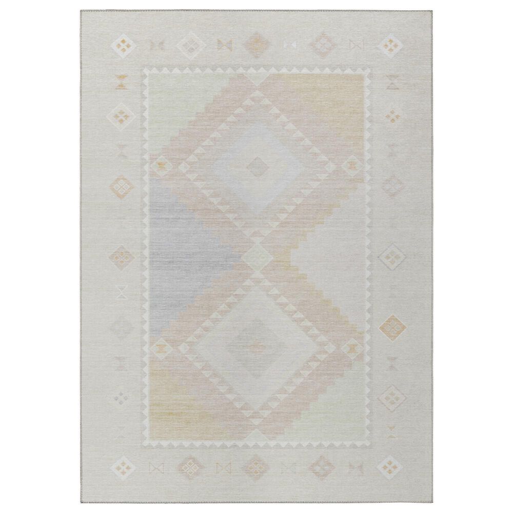 Dalyn Rug Company Phoenix Bohemian 3" x 5" Ivory Indoor/Outdoor Area Rug, , large