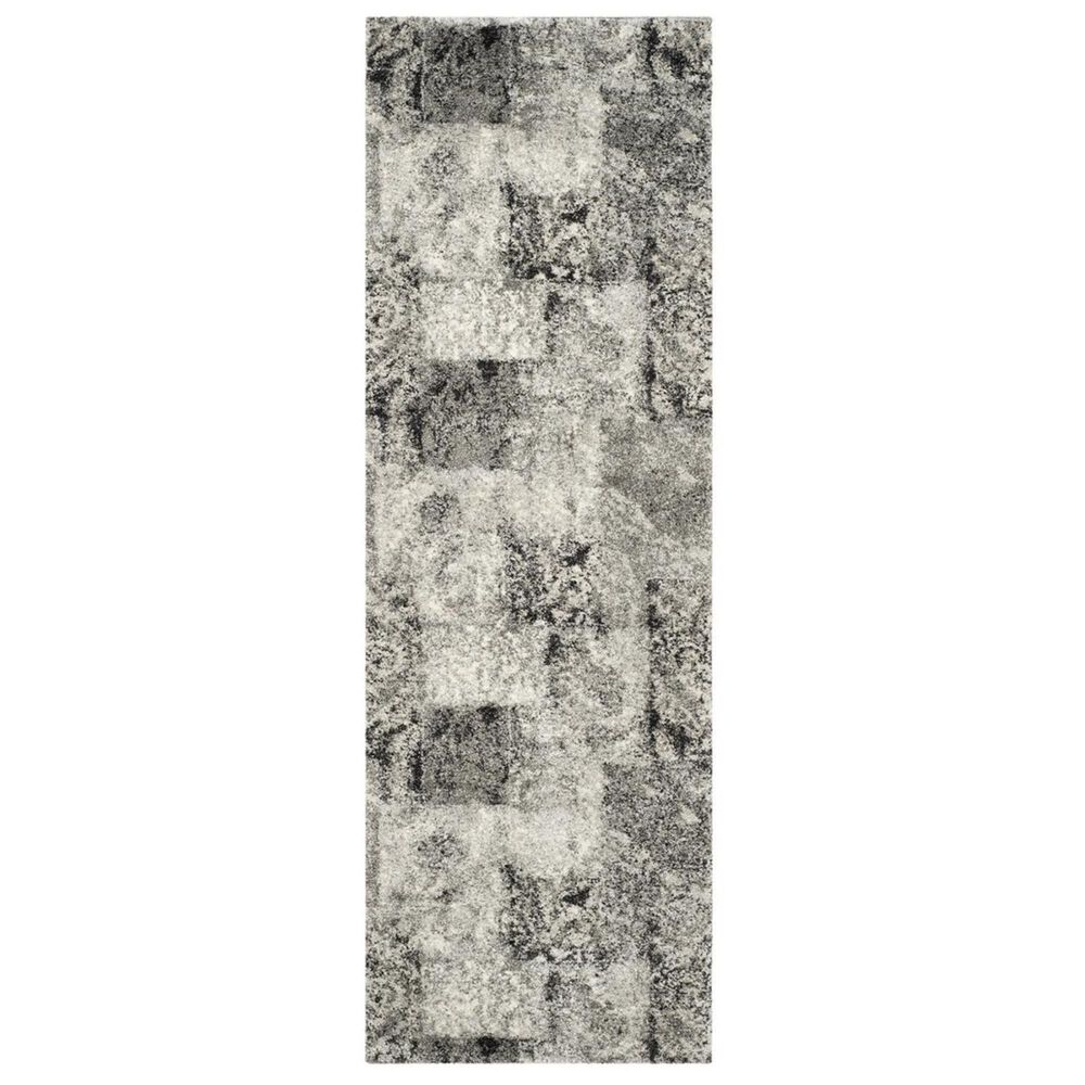 Safavieh Retro RET2137-1180 2"3" x 7" Cream and Grey Runner, , large