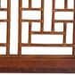 bali & pari Jamuna King Headboard in Marbled Tortoise Brown and Mahogany Brown, , large