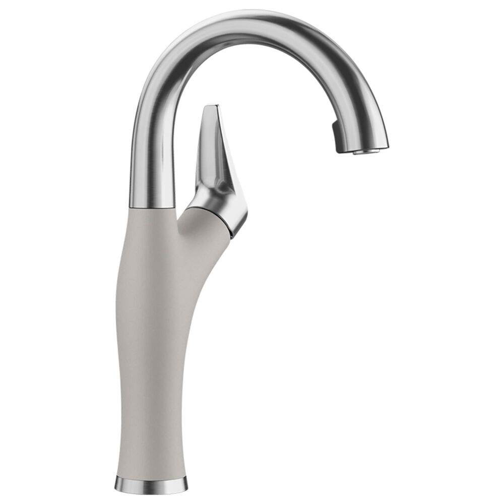 Blanco Artona 1.5 GPM Bar Faucet in Stainless Steel and Concrete Gray, , large