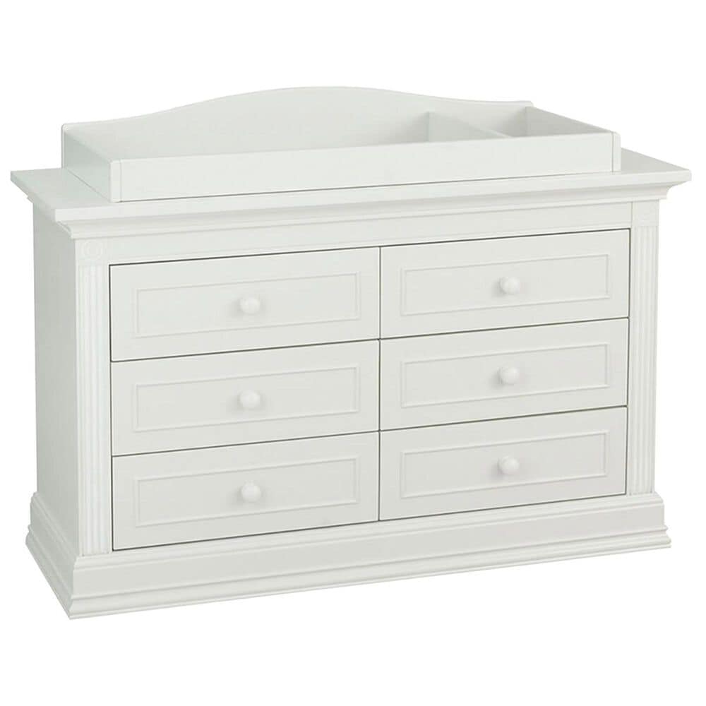 Munire Montana Dresser and Changing Station in Glazed White, , large