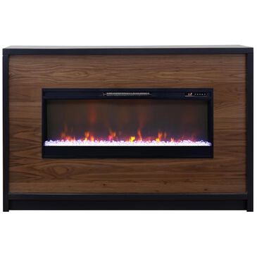 Legends Furniture Aria 62" Fireplace Mantel in Seal Skin, , large