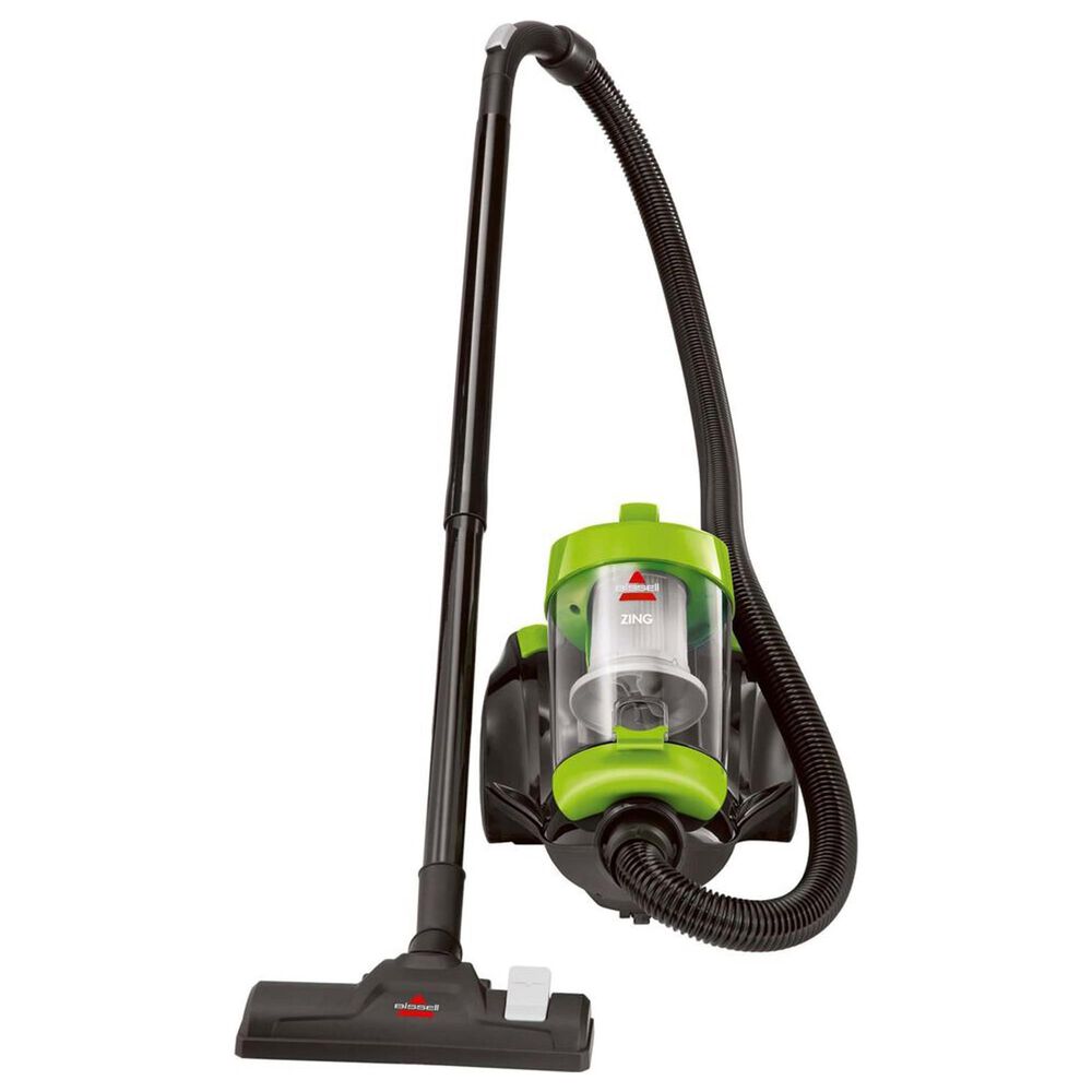 Bissell Zing Bagless Canister Vacuum in Black and Citrus Lime Shop NFM