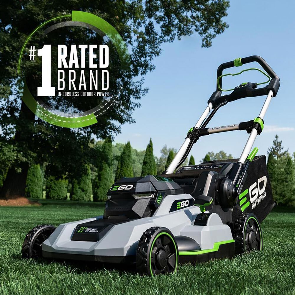 EGO POWER+ 21&quot; Self-Propelled Lawn Mower with Touch Drive with 7.5Ah Battery and 550W Charger, , large