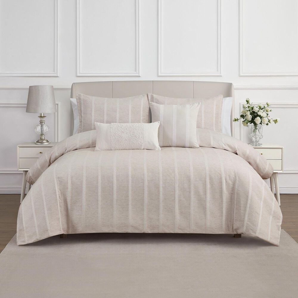 BCP Home Demeter 3-Piece King Comforter Set in Beige, , large