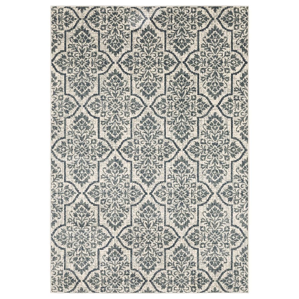 Oriental Weavers Fiona Branford 4929A 6"7" x 9"2" Ivory Area Rug, , large