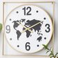 Maple and Jade 25" x 26" Wall Clock in Gold, , large