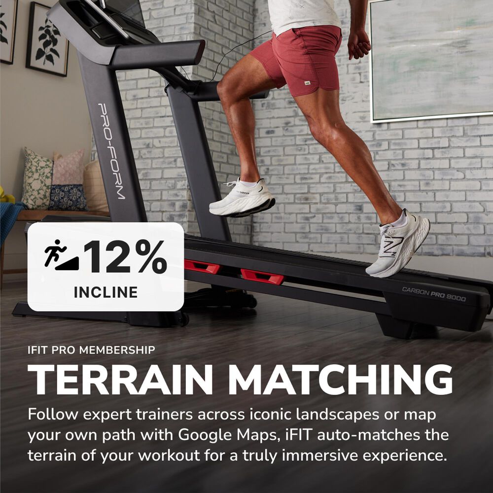 ProForm Carbon Pro 9000 Folding Treadmill with iFIT, , large