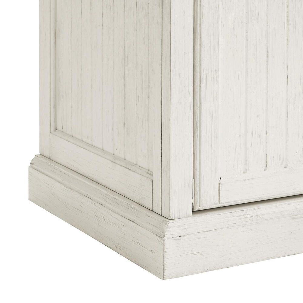 Crosley Furniture Seaside Entryway Bench In Distressed White Finish NFM