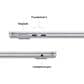Apple MacBook Air 13-inch Laptop M4 chip - 10 Core CPU - 8 Core GPU - 16GB Memory - 256GB SSD - Silver (Latest Model), , large