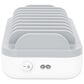 Manhattan 10-Port USB Charging Station in White and Gray, , large