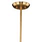 Vaxcel Kedzie 9-Light Chandelier in Natural Brass, , large
