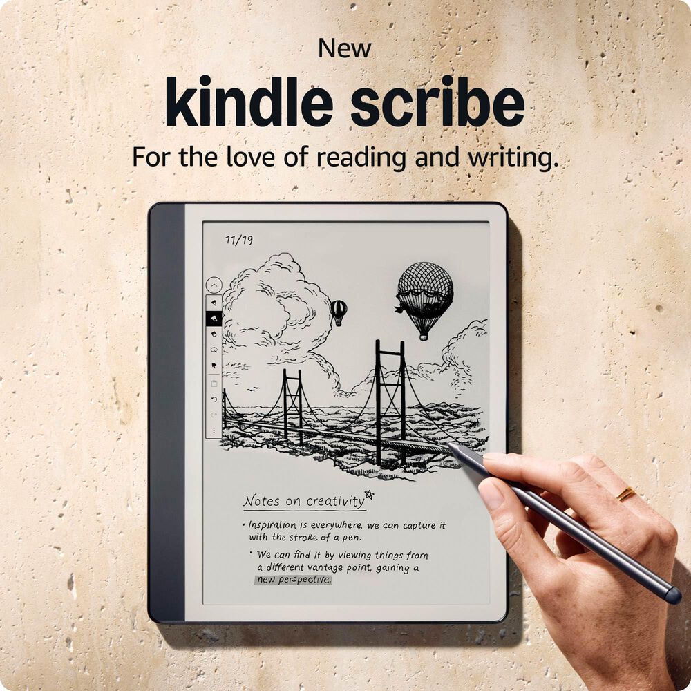 Amazon Kindle Scribe E-reader 10.2&quot; 32GB in Tungsten | Wi-Fi, , large