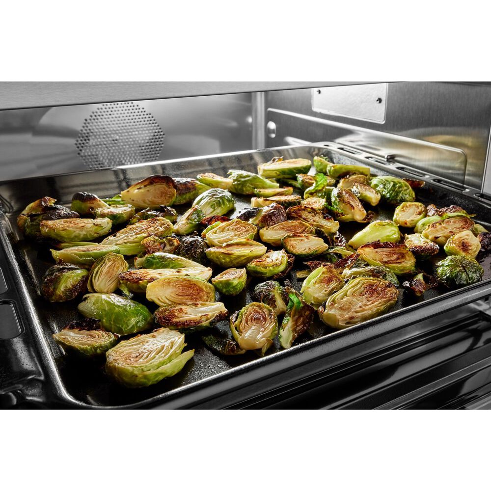 KitchenAid 30&quot; Single Wall Oven with Assisted Cook Cycles in PrintShield Stainless, , large