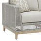 Ashley Seton Creek Stationary Patio Loveseat in Gray, , large