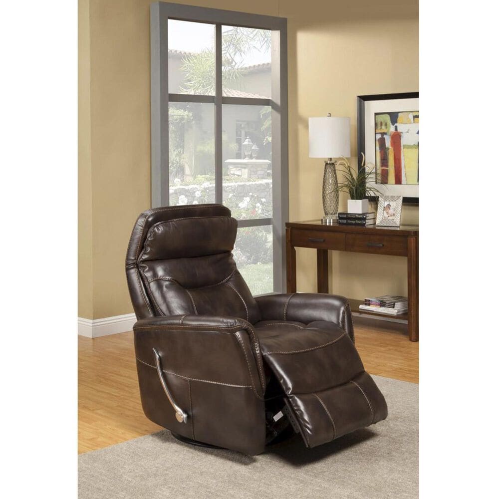 Simeon Collection Gemini Glider Swivel Recliner in Truffle, , large