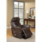 Simeon Collection Gemini Glider Swivel Recliner in Truffle, , large