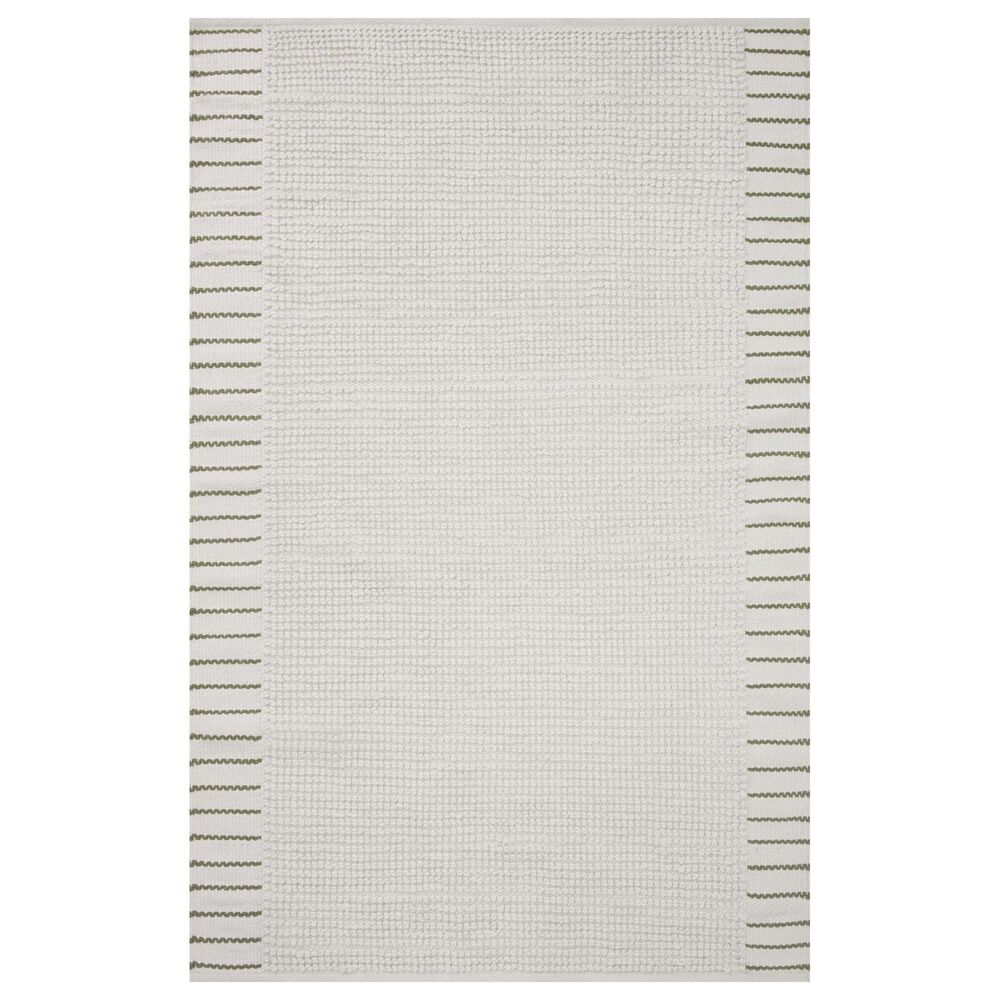 Magnolia Home Sadie 5" x 7"6" White Area Performance Rug, , large