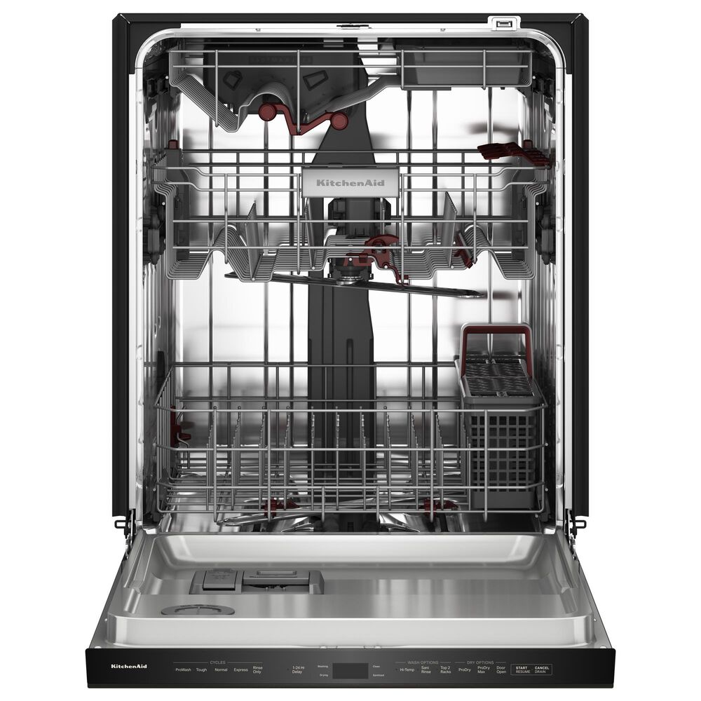 KitchenAid 24&quot; Max Jets Third Rack Dishwasher with Advanced ProDry System and Pocket Handle in Black Ore, , large