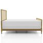 Furniture of America Blair Full Slat Bed in Gold, , large