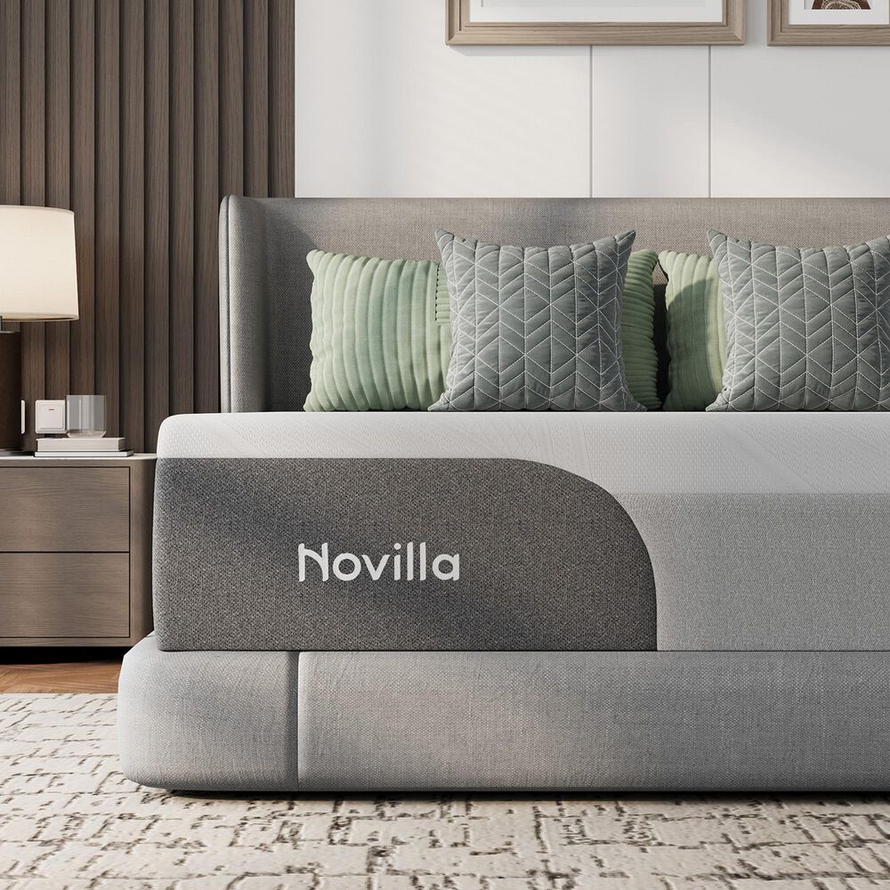 Novilla GreyZen 14" Medium King Mattress in a Box, , large
