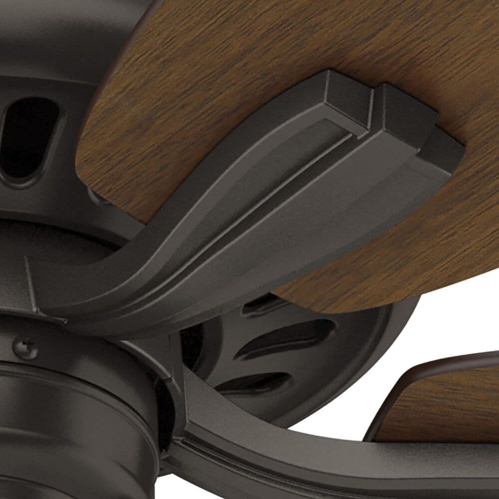 Hunter Newsome 52&quot; Outdoor Ceiling Fan in Premier Bronze, , large
