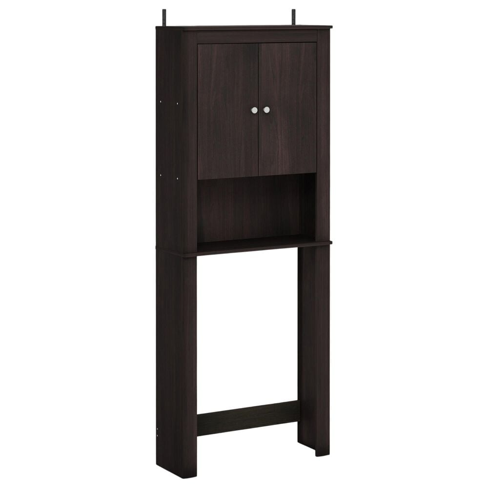 HOMLUX 63" Over the Toilet Storage Cabinet with Double Door and Reinforced Leg in Espresso, , large
