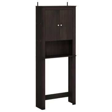 HOMLUX 63" Over the Toilet Storage Cabinet with Double Door and Reinforced Leg in Espresso, , large