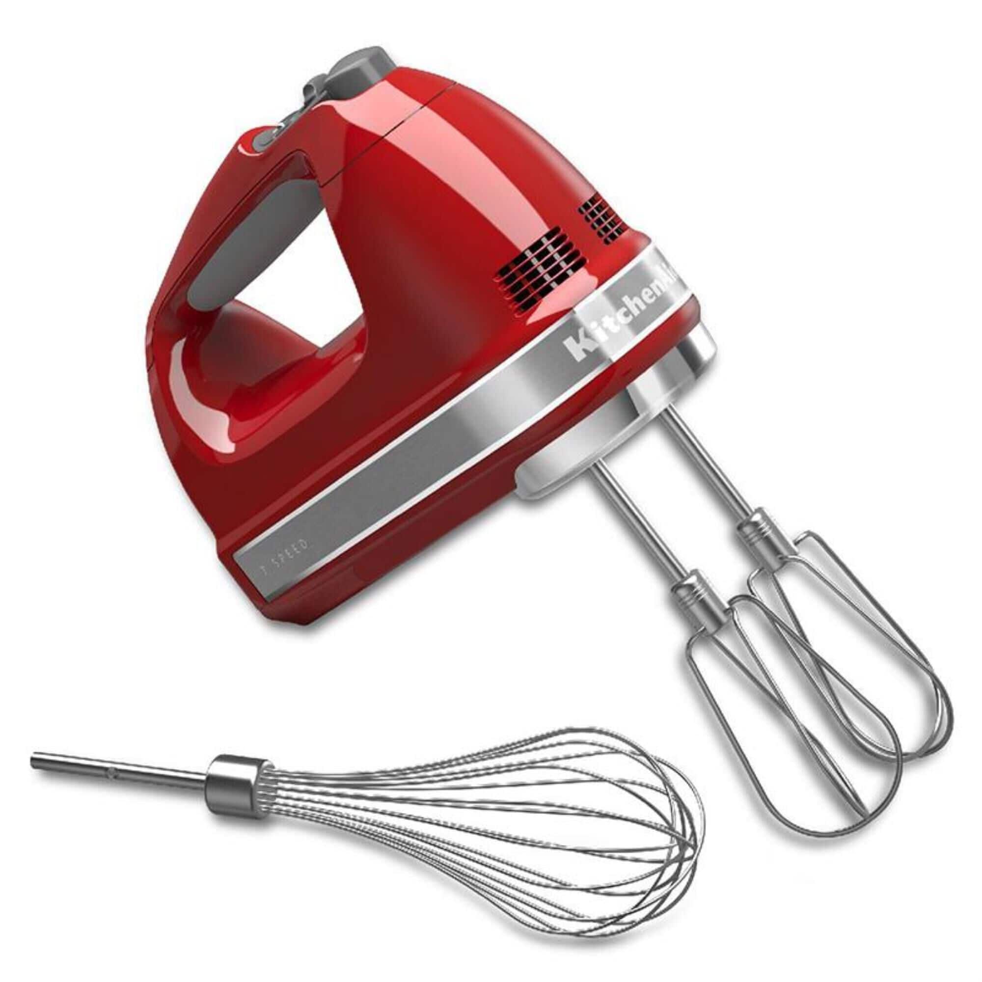 KitchenAid 7-Speed Hand Mixer in Empire Red