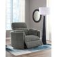 Ashley Gosaldo Power Swivel Glider Recliner in Lead, , large