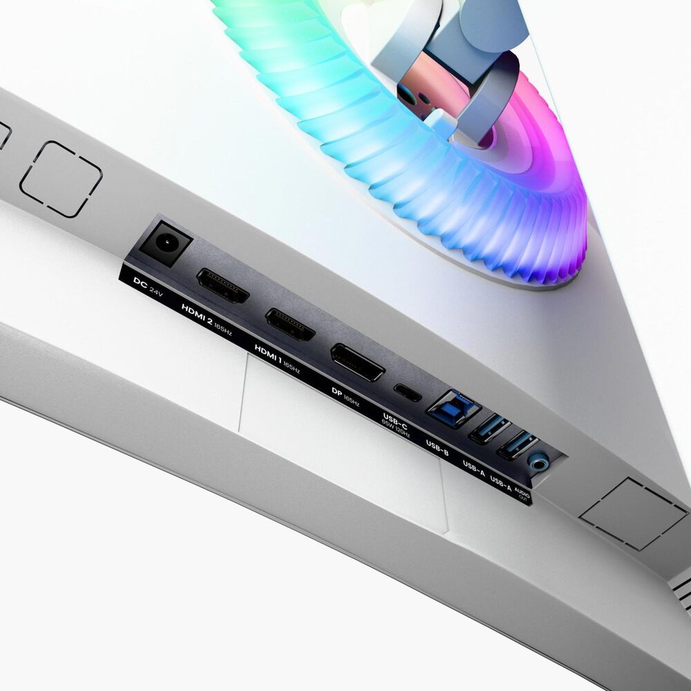 Arozzi Nova 49" Curved VA 165Hz Ultrawide Gaming Monitor in White, , large