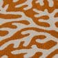 Central Oriental Terrace Tropic Allover Coral 7"10" x 9"10" Tangerine Area Rug, , large