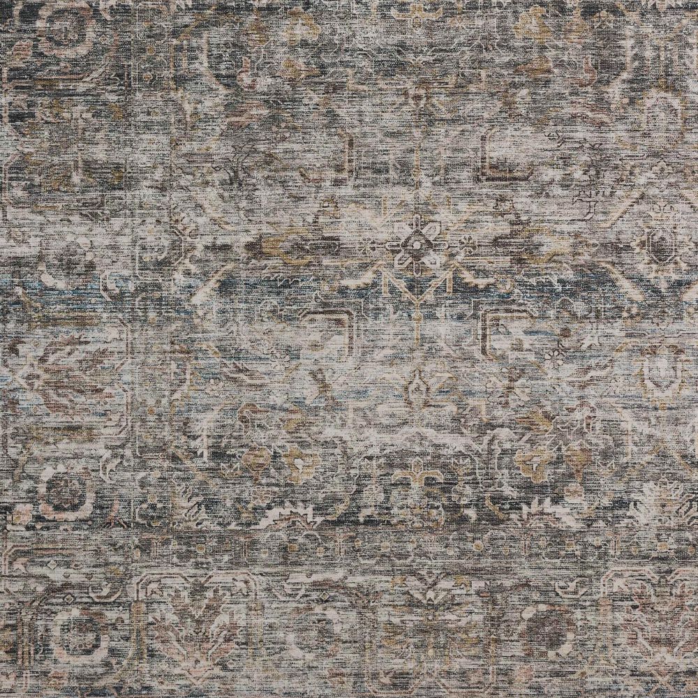 Amber Lewis x Loloi Josie 2&#39;3&quot; x 3&#39;9&quot; Dove and Gold Area Rug, , large