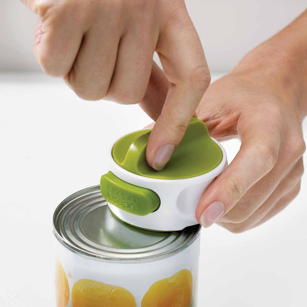 Joseph Joseph Can-Do Compact Can Opener in White and Green, , large