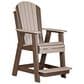 Amish Orchard Balcony Adirondack Chair in Weatherwood and Chestnut, , large