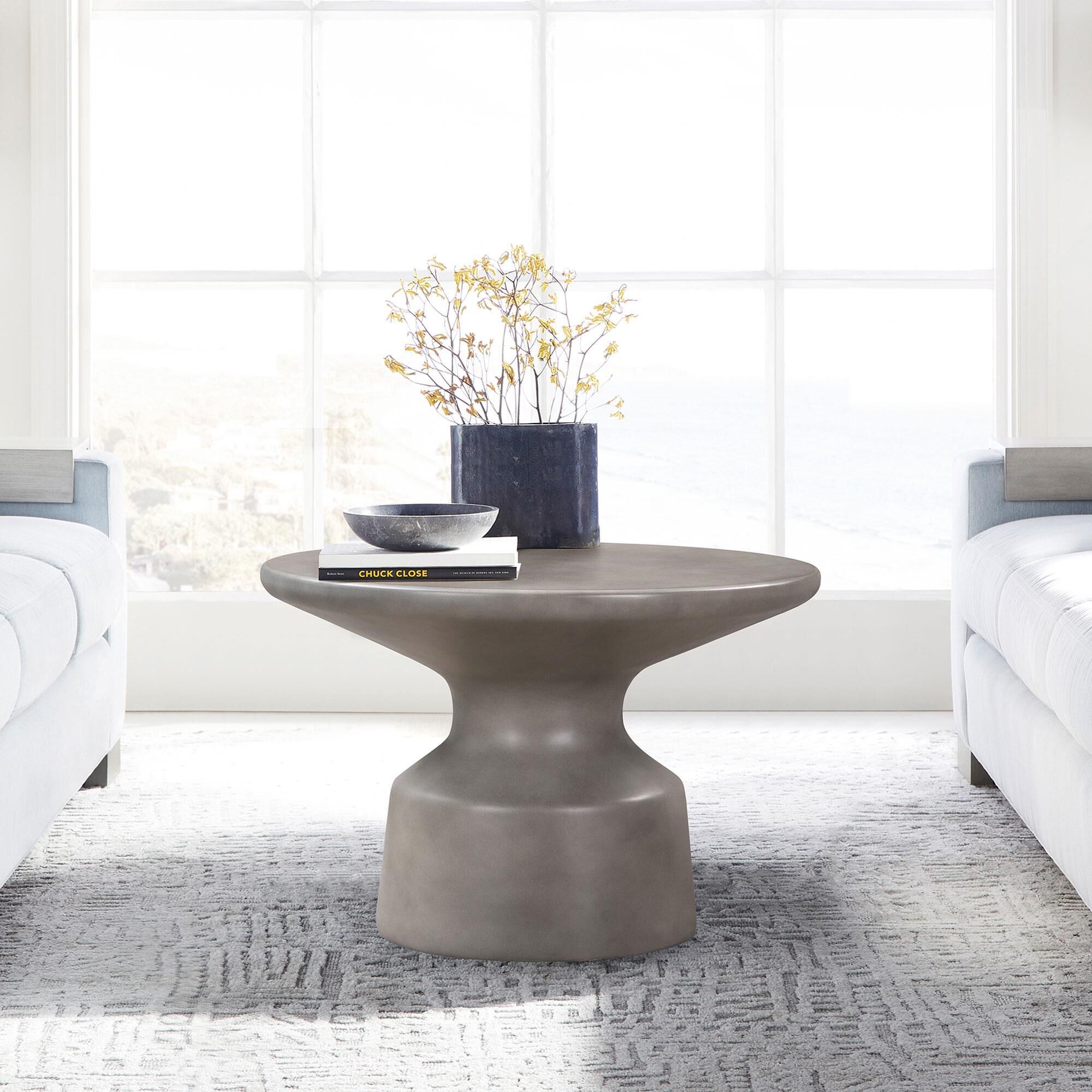 Armen Living Sephie Coffee Table in Grey NFM