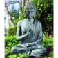 Alfresco Home Thai Buddha Patio Statue in Copper Bronze, , large