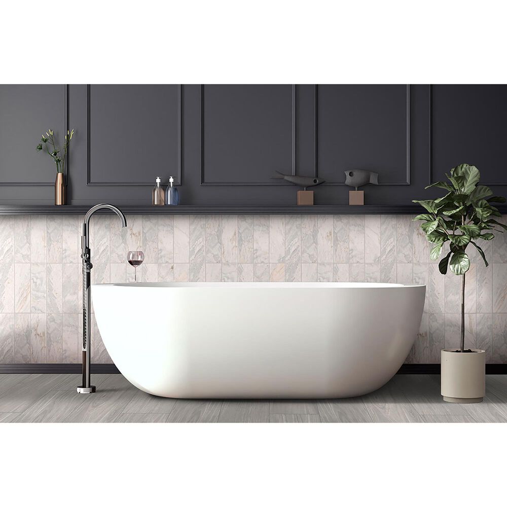 MS International Braxton Grigia 10&quot; x 40&quot; Porcelain Tile, , large