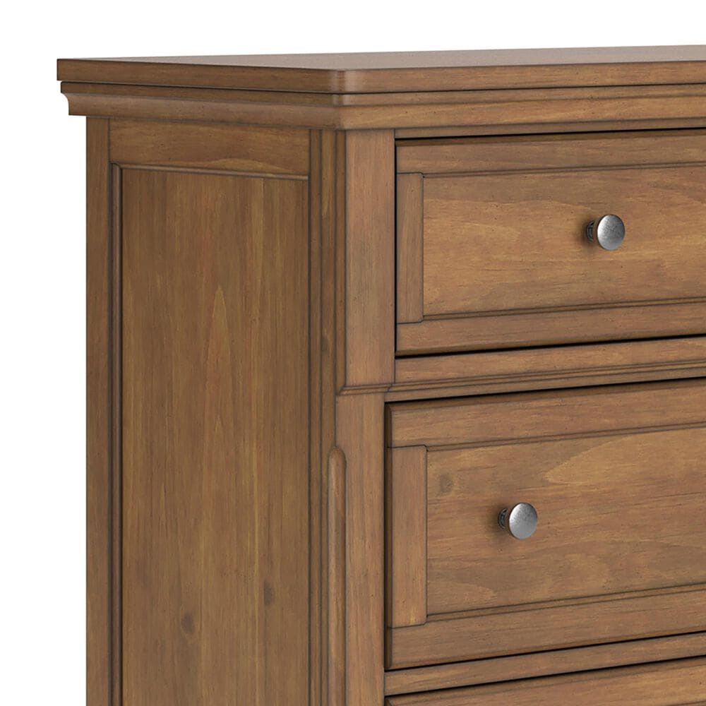 Ashley Feddinger 7-Drawer Dresser and Mirror in Chestnut Brown, , large